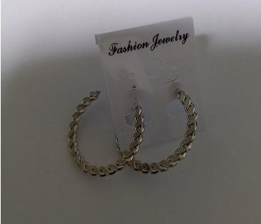 Oorknopjes ringen gedraaid 3cm plat  , Overige materialen, Verzenden, Nieuw, Knopjes of Stekers