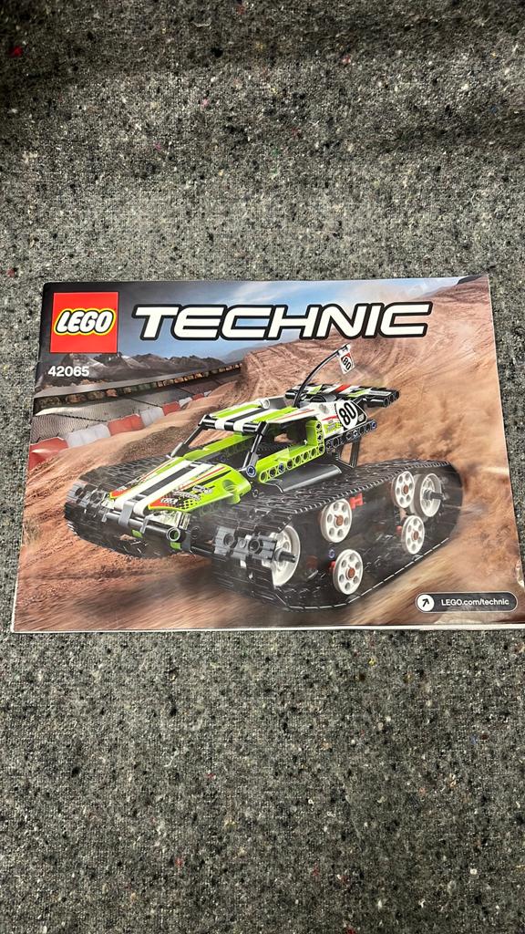 LEGO Technic Boekje 42065 RC Tracked Racer Handleiding, Gebruikt, Lego, Accessoire, Ophalen of Verzenden