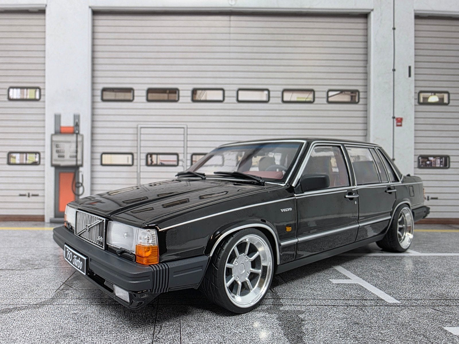 Volvo 760 Turbo 1:18 in OVP Verlaagd op Watanabe velgen, Hobby en Vrije tijd, Ophalen of Verzenden, Zo goed als nieuw, Overige merken