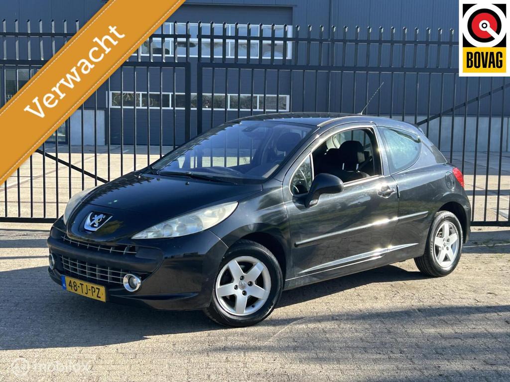 Peugeot 207 1.4-16V XS Pack | Clima | NAP km stand | Topper!, Voorwielaandrijving, Stof, Zwart, 4 cilinders