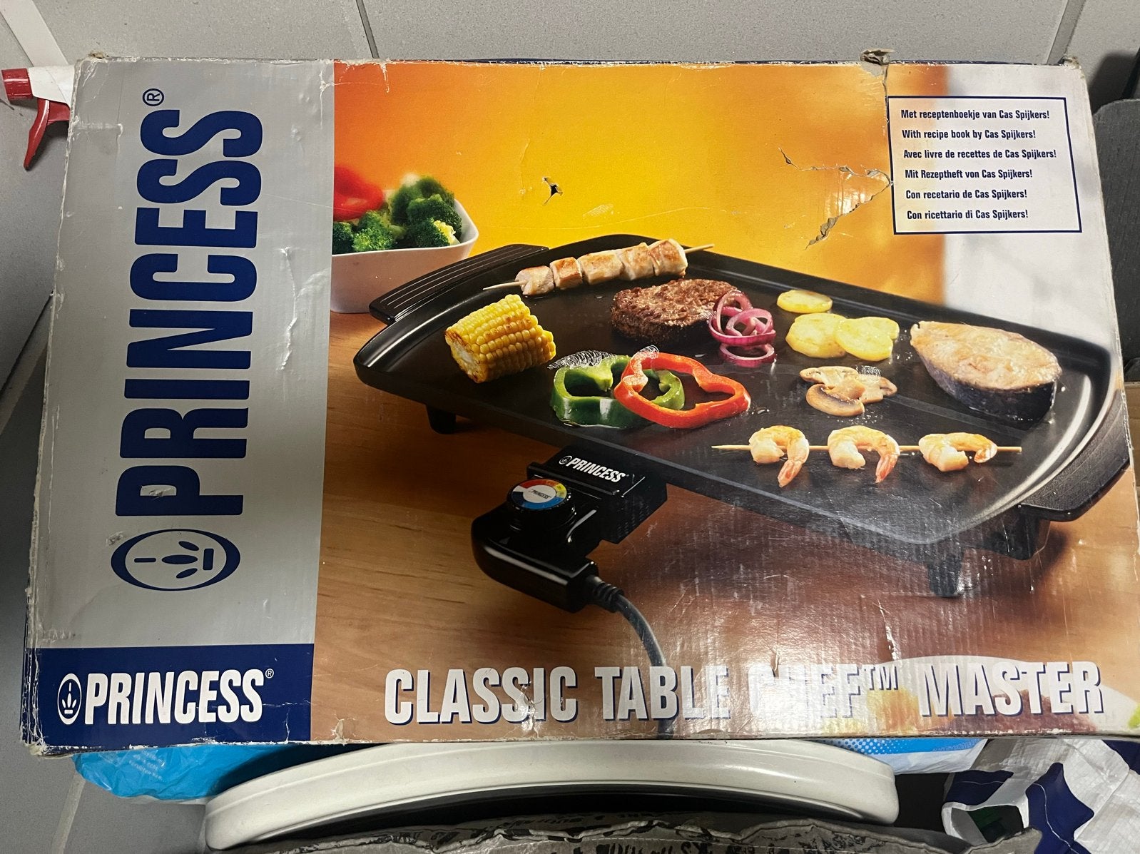 Princess Classic Table Chef Master Grillplaat, Ophalen, Vaatwasmachinebestendig, Gebruikt, Tafelgrill