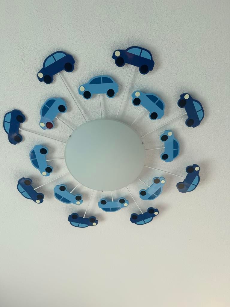 Plafondlamp Kinderkamer met Auto's - Glow in the Dark, Ophalen, Gebruikt