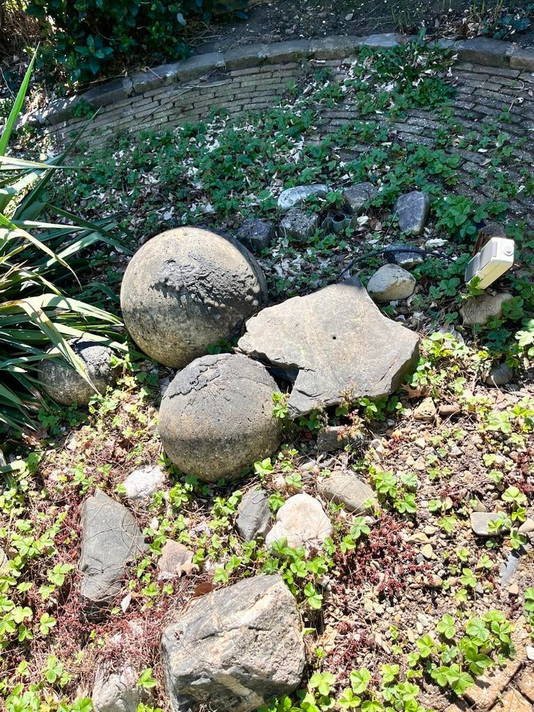 Gratis stenen voor vijver/fontein, Tuin en Terras, Ophalen, Zo goed als nieuw
