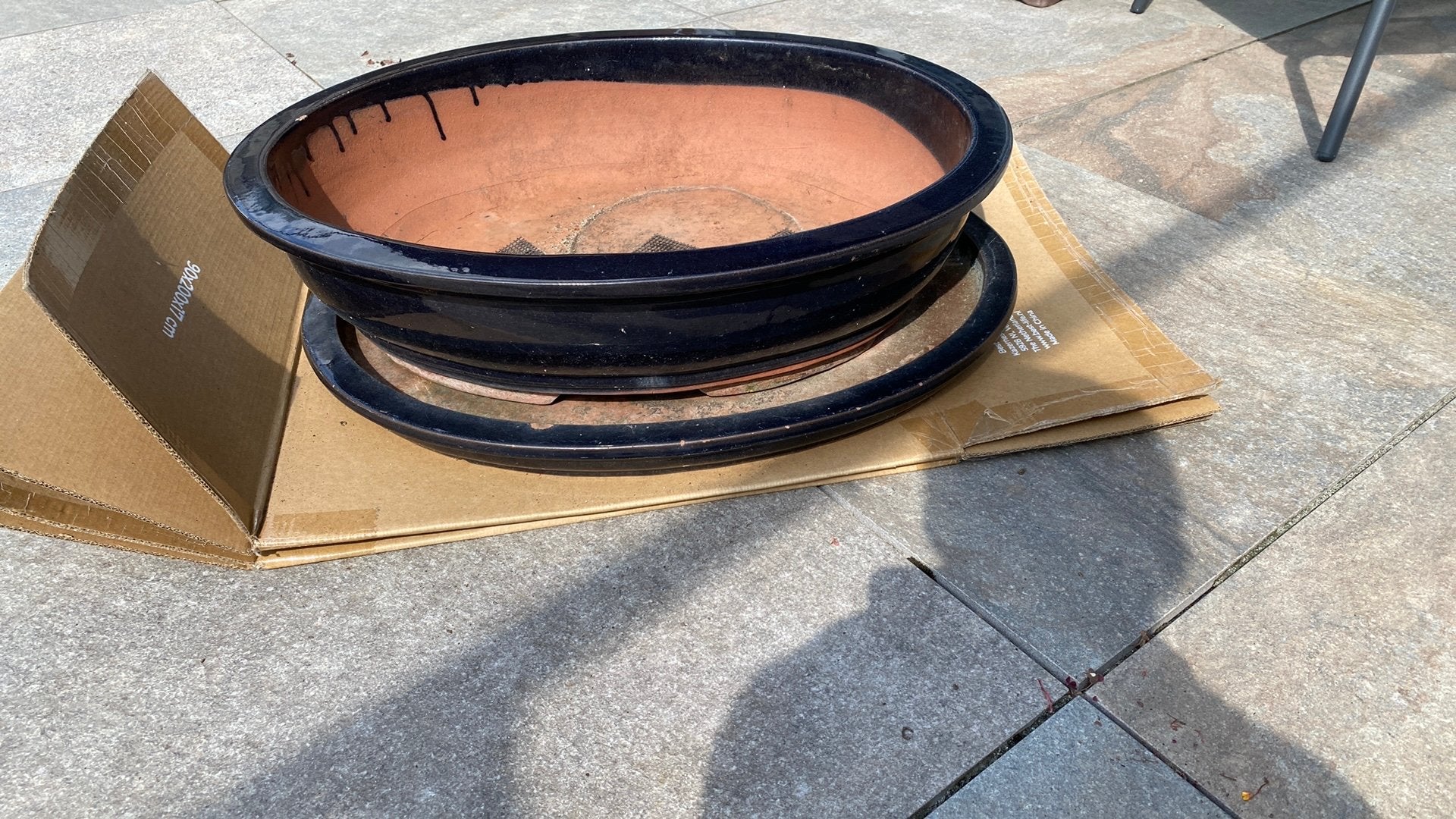 Grote bonsai schaal, Tuin en Terras, Bloembakken en Plantenbakken, Ophalen, Overige materialen, Gebruikt, Minder dan 30 cm