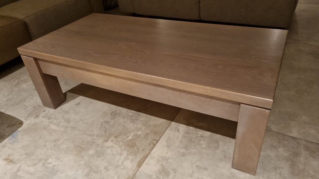 Salontafel, Ophalen, 100 tot 150 cm, Eikenhout, 50 tot 100 cm
