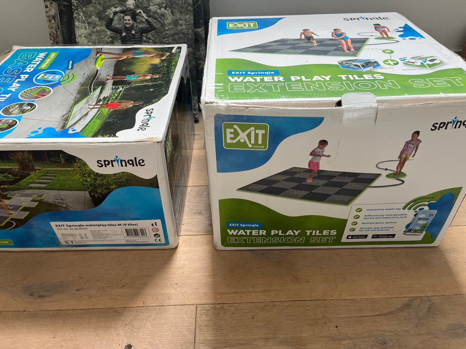 Water play tiles , tegels waterspeelgoed sprinale, Ophalen, Zo goed als nieuw