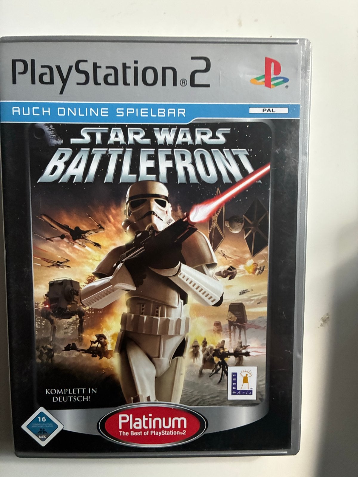 Star Wars Battlefront - PlayStation 2 Platinum Edition, Gebruikt, Shooter, 2 spelers, Eén computer