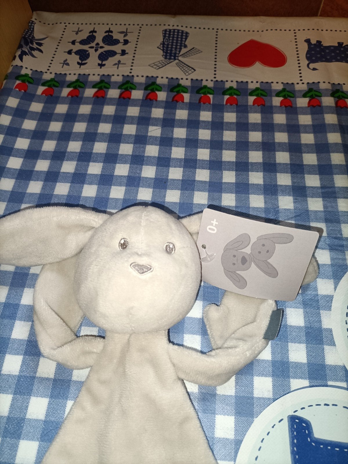 Zeeman konijn Knuffeldoekje nieuw met kaartje, Ophalen of Verzenden, Nieuw, Konijn