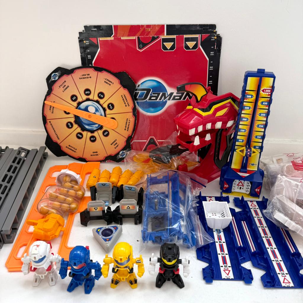 Battle B-Daman Collectie Lot Tournament Set 1 Hasbro 2005, Verzamelen, Poppetjes en Figuurtjes, Gebruikt, Ophalen of Verzenden