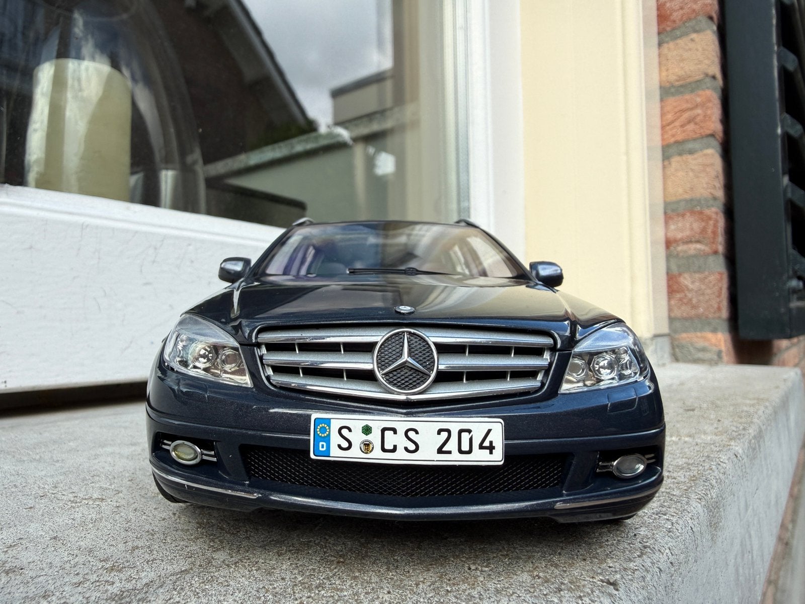 1:18 Mercedes C-Klasse T-Modell Avantgarde S204 grau Autoart, Hobby en Vrije tijd, Modelauto's | 1:18, Auto, Autoart, Ophalen of Verzenden