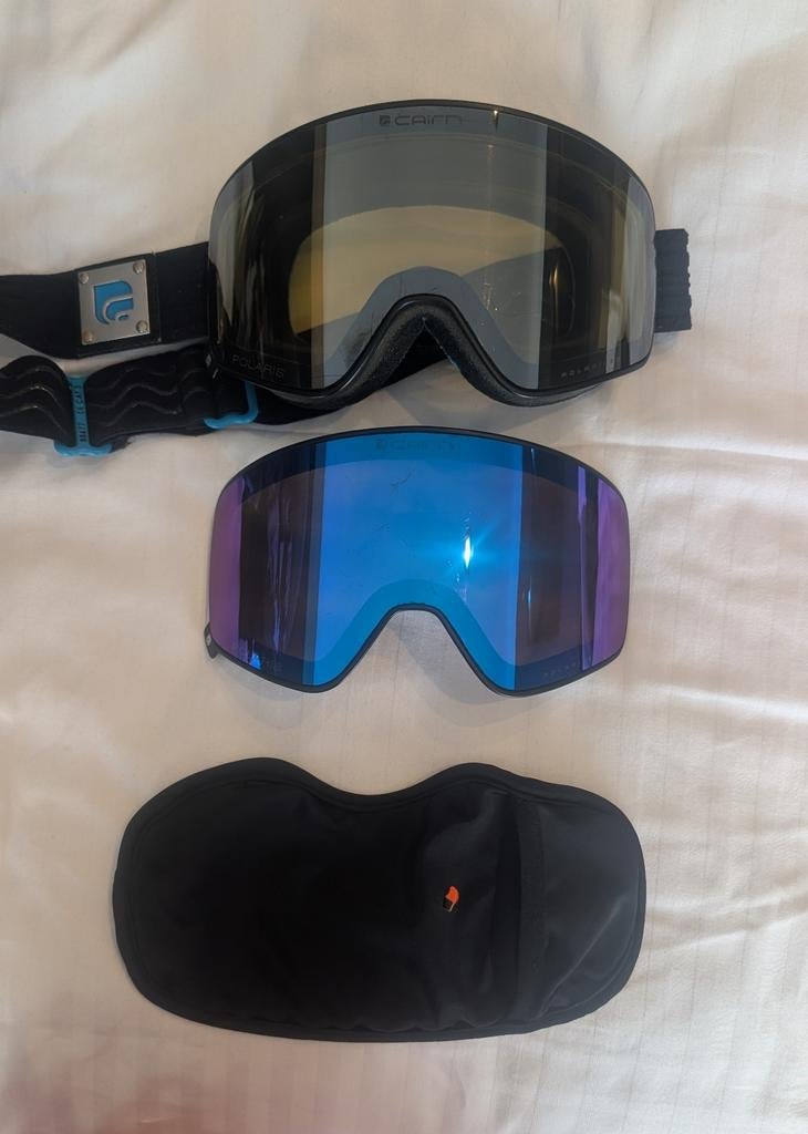 Cairn Magnetik skibril met 2 lenzen en beschermhoes, Ophalen of Verzenden, Minder dan 100 cm, Overige typen, Overige merken