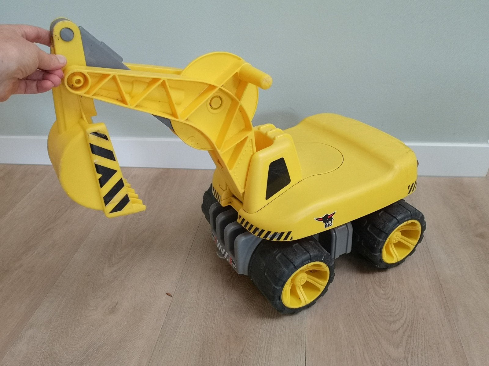 BIG graafmachine, Ophalen, Gebruikt
