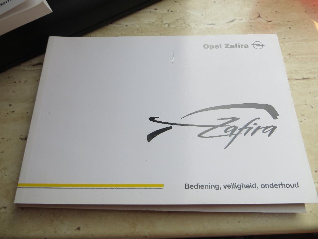 Instructieboek Opel Zafira A 2001, zeer mooi!, Ophalen of Verzenden