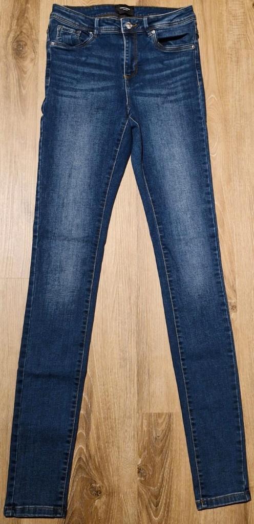 Vero Moda skinny jeans - Maat S / 36, Ophalen of Verzenden, Zo goed als nieuw, Blauw, W28 - W29 (confectie 36)