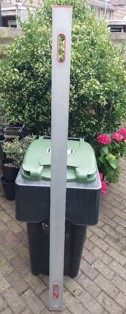 Aluminium rei - strijklat, Ophalen