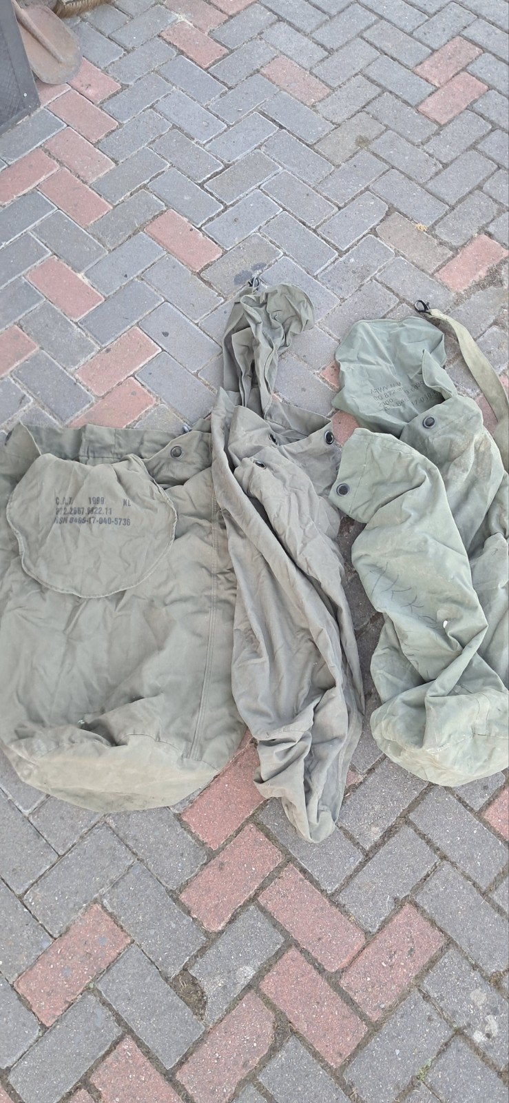 diverse plunjezakken, Ophalen of Verzenden, Landmacht, Nederland, Kleding of Schoenen