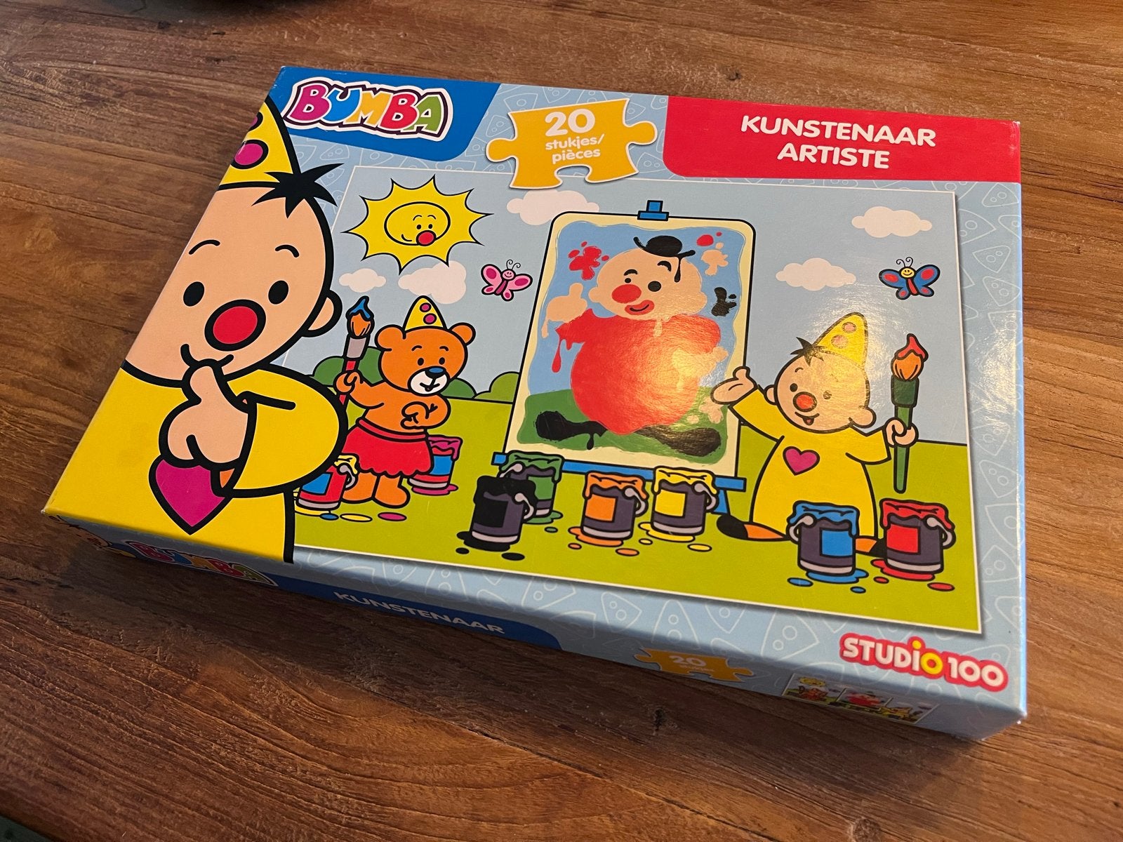 Bumba Kunstenaar Puzzel 20 Stukjes Studio 100, Ophalen of Verzenden, 10 tot 50 stukjes, Zo goed als nieuw, 2 tot 4 jaar