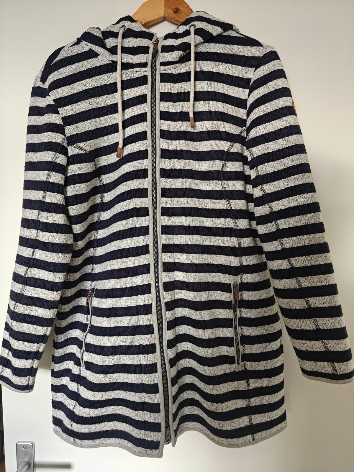 Human Nature dames vest met rits en capuchon maat XL, Kleding | Dames, Truien en Vesten, Blauw, Maat 46/48 (XL) of groter, Ophalen of Verzenden