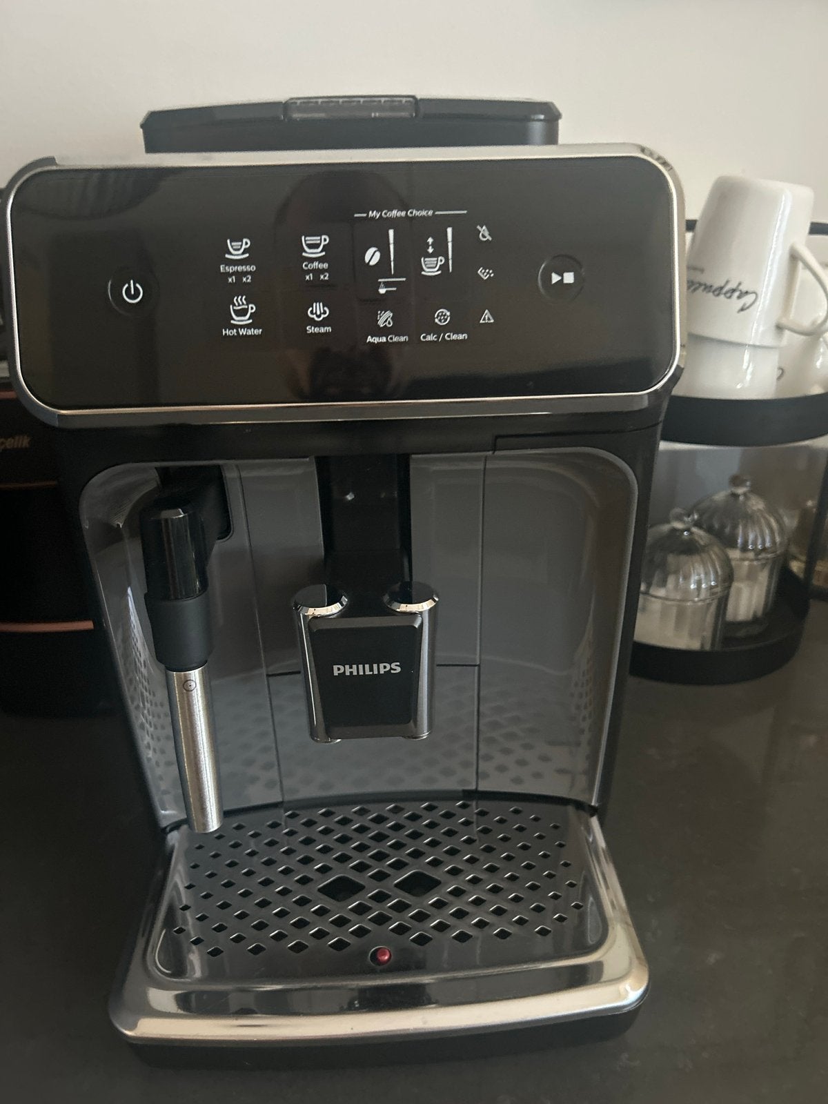 Philips Volautomatische Espressomachine - Zwart, Gebruikt, Espresso apparaat, Koffiebonen, 2 tot 4 kopjes
