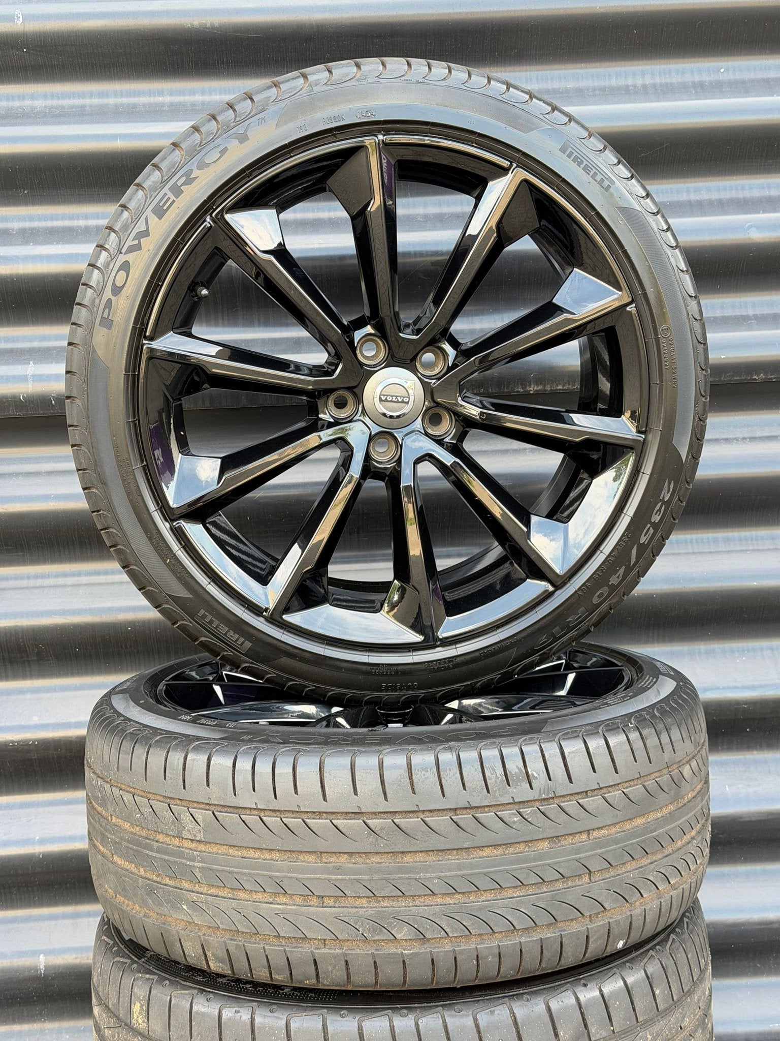 19” Nieuw Orig R Volvo V60 S60 T6 velgen incl banden, Gebruikt, -, -, Banden en Velgen