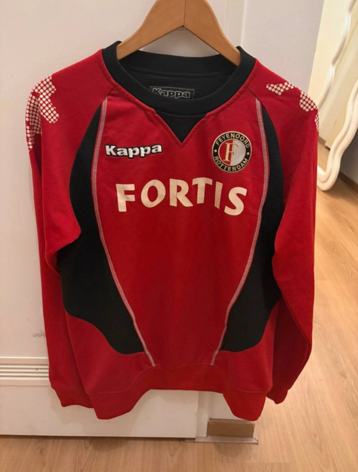Vintage Feyenoord trainingssweater 2004-2005, Ophalen of Verzenden, Gebruikt, Feyenoord, Shirt