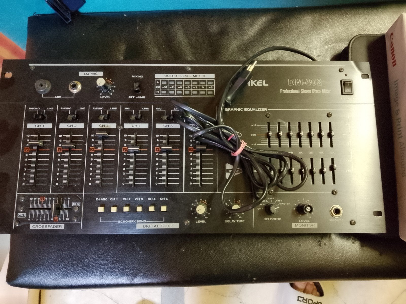 Inkel DM-602  analoog 19-inch, Ophalen of Verzenden, Gebruikt, 5 tot 10 kanalen, Microfooningang