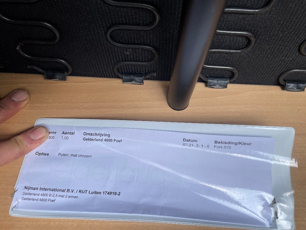 Gelderlander hocker grijs, Ophalen, Gelderlander design, Gebruikt, 75 tot 100 cm