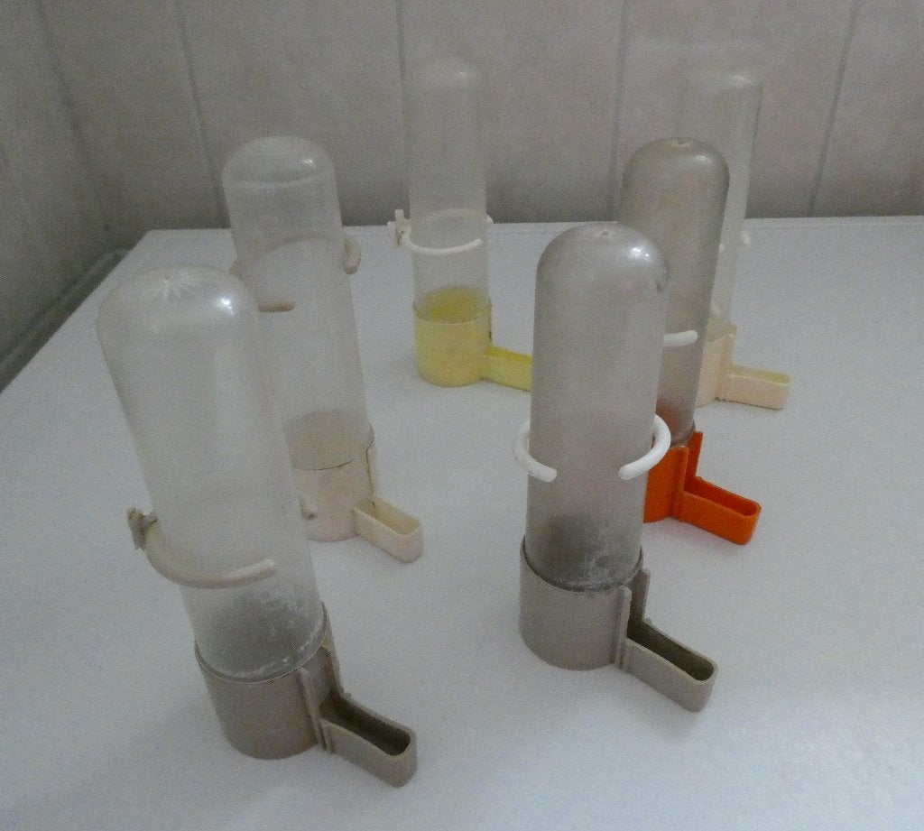 6 drinkflesjes, Ophalen, Gebruikt, Eten en Drinken