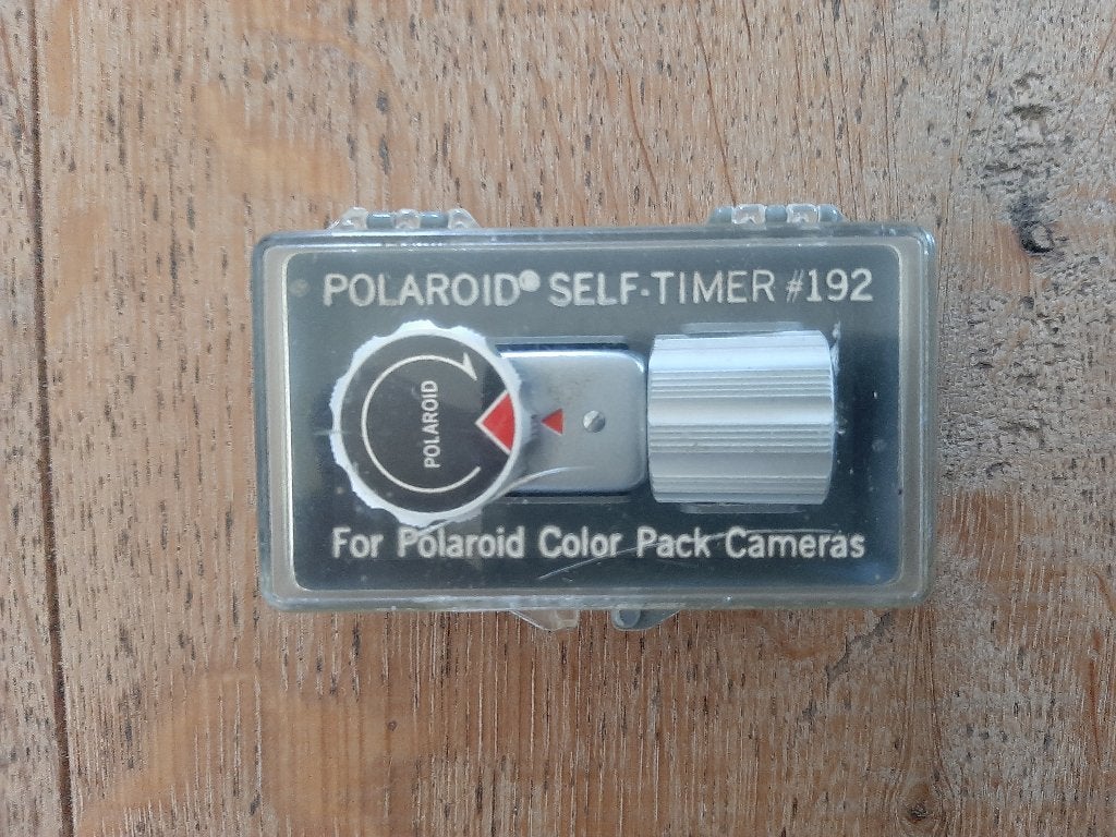 Zelfontspanner Polaroid 192 (nieuwstaat) in origineel doosje, Ophalen of Verzenden, Zo goed als nieuw, Polaroid, Polaroid