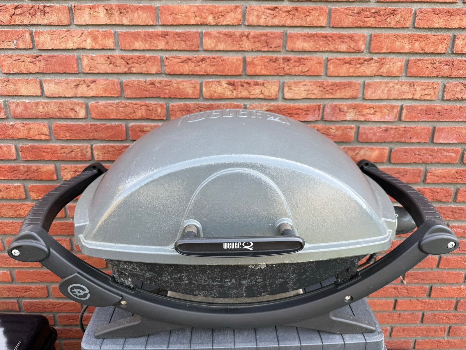 ✅ Weber Q2400 electrische XL BBQ - Gebruikt, Tuin en Terras, Elektrische barbecues, Ophalen of Verzenden, Gebruikt