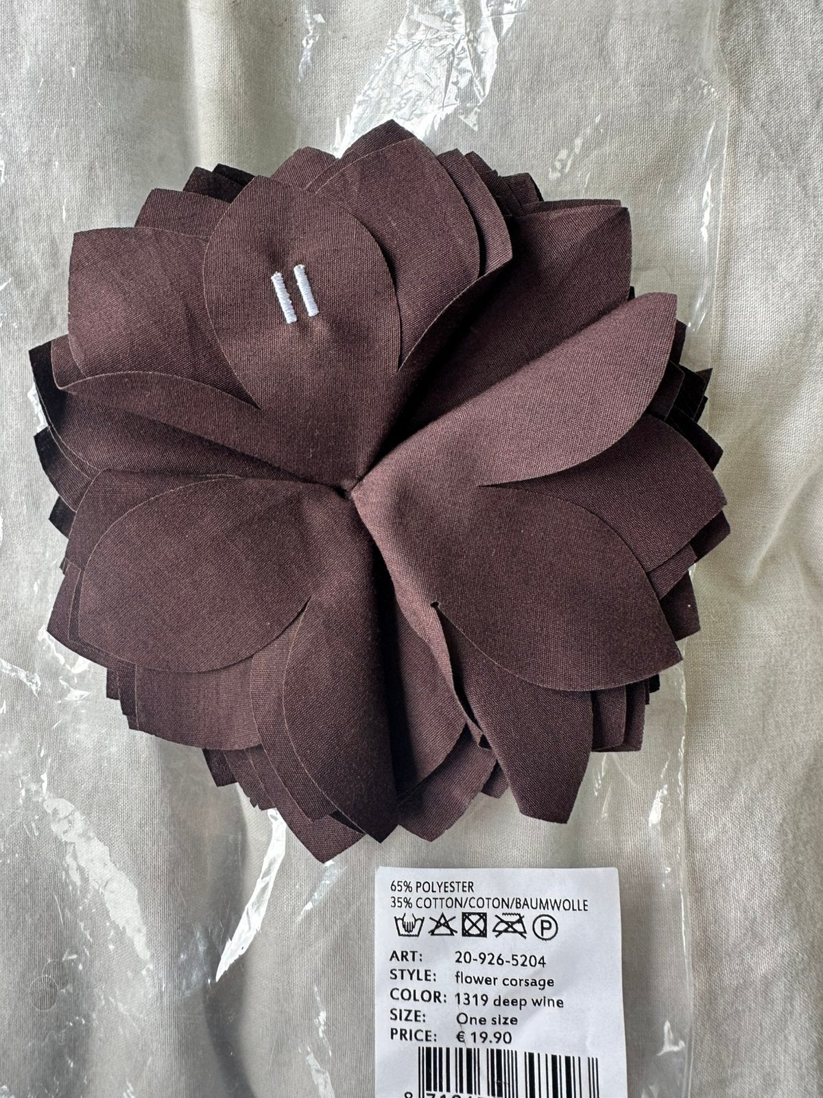10 days broche bloem, Ophalen of Verzenden, Zo goed als nieuw, Overige materialen