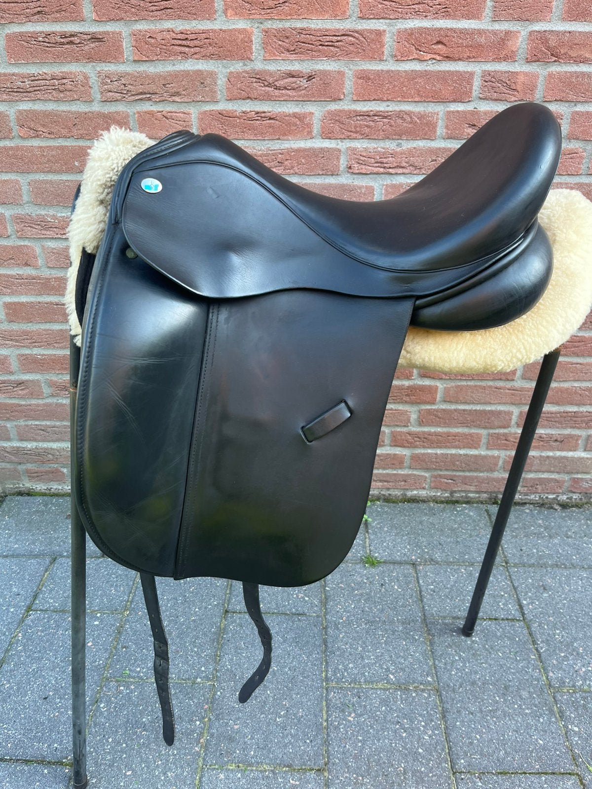 Msfc dressuurzadel 17,5 inch medium wijd, Dieren en Toebehoren, L (17.5 inch), Dressuur, ., Overige merken