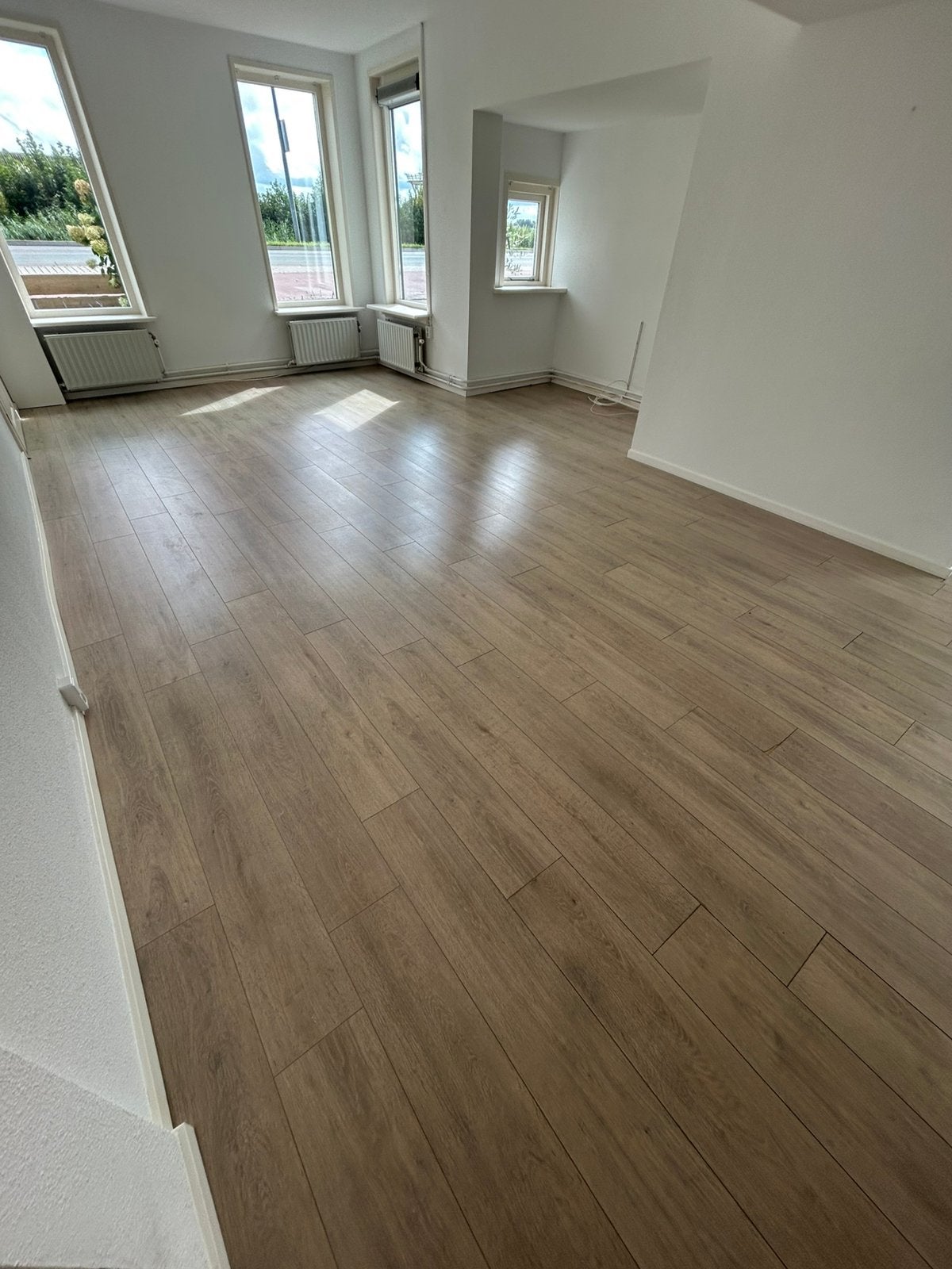 Laminaat vloer eiken vergrijsd Gratis afhalen t/m 1 sept, Ophalen, 50 tot 150 cm, Zo goed als nieuw, 10 m² of meer