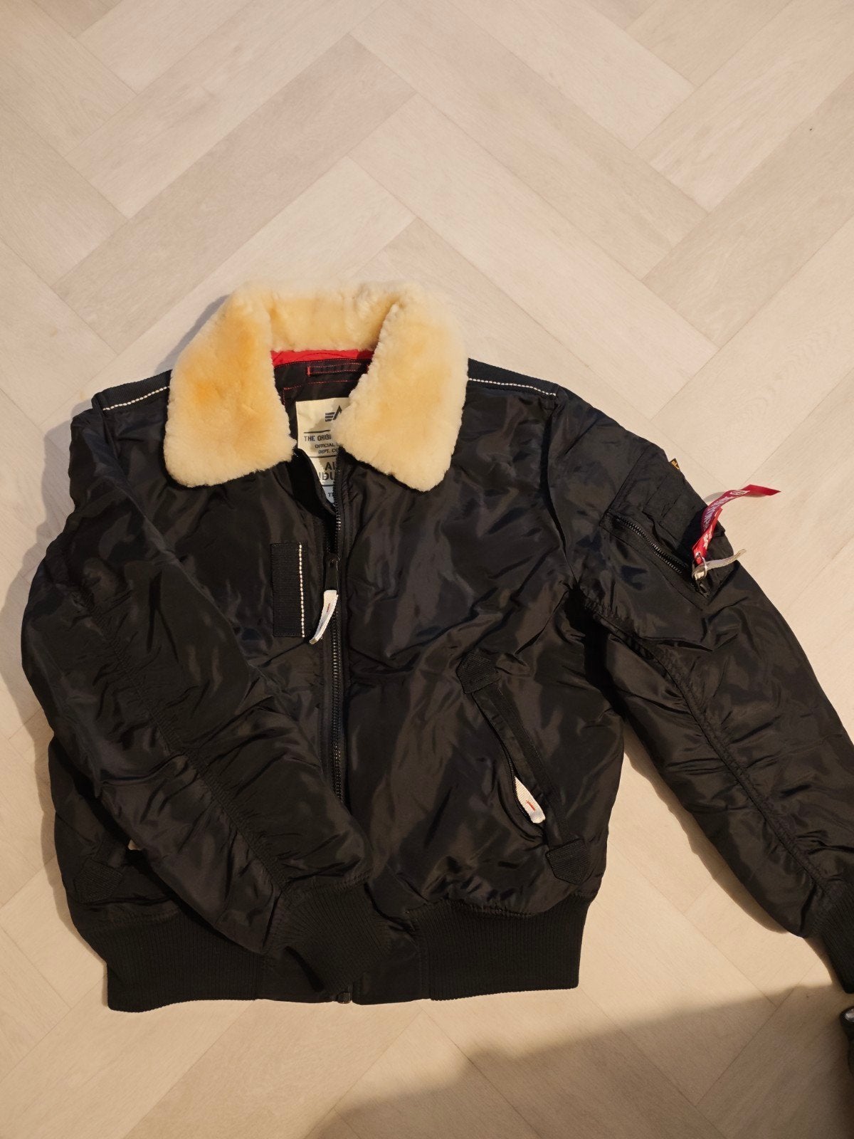 Alpha Industries Injector III Air Force Bomberjack Zwart, Alpha Industries, Zwart, Overige maten, Ophalen of Verzenden