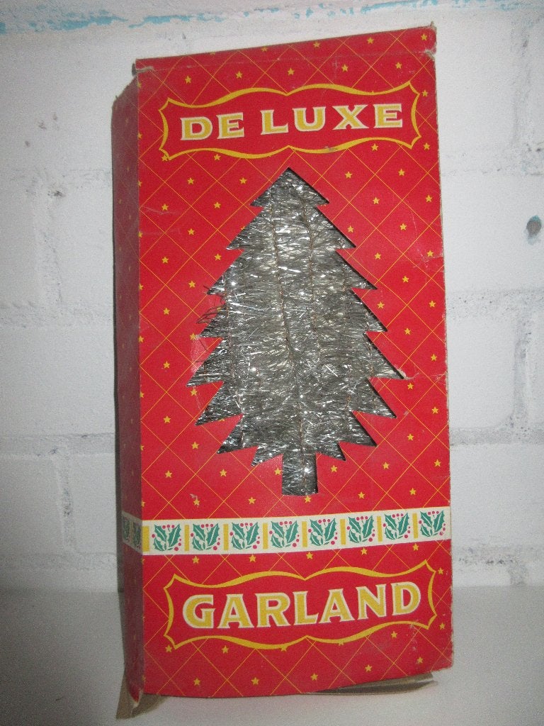 Vintage Garland kerstslinger slinger voor de kerstboom, Ophalen of Verzenden, Gebruikt