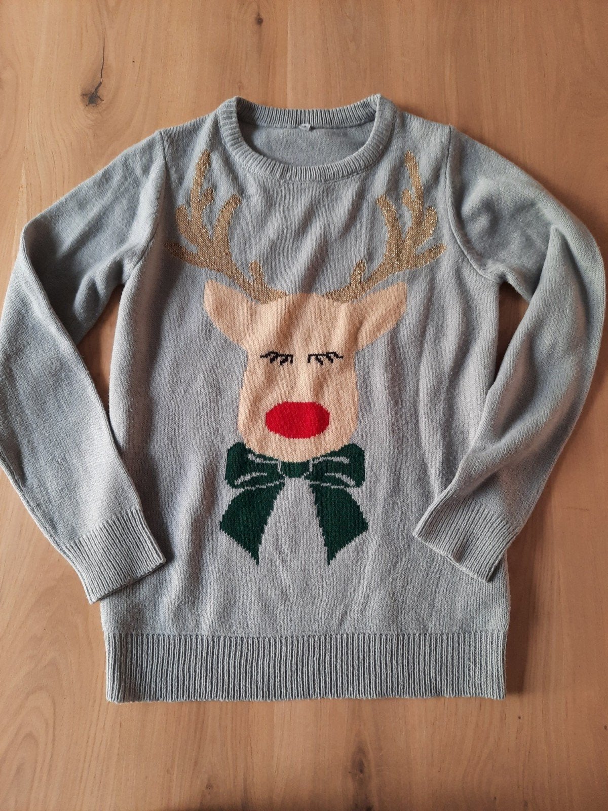 Leuke foute kersttrui met rendier motief - Maat S, Ophalen of Verzenden