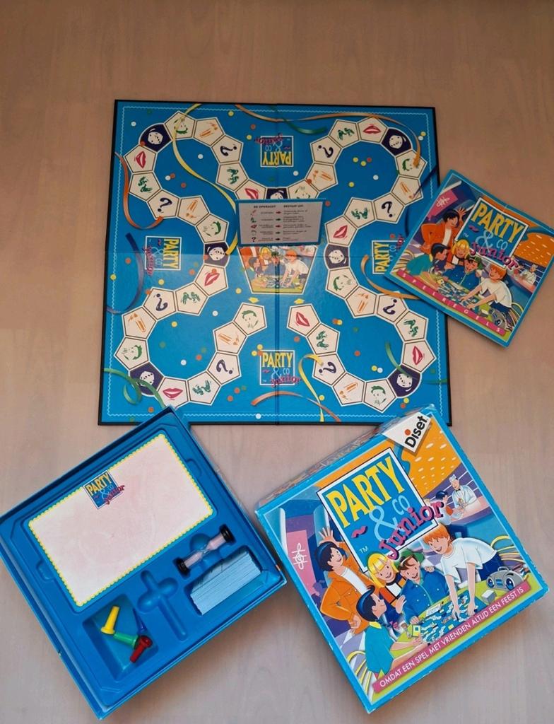 Party & Co Junior Bordspel - Compleet en in goede staat, Vijf spelers of meer, Ophalen of Verzenden, Gebruikt, Diset