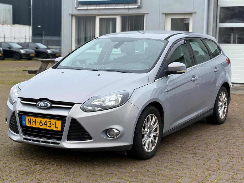 Ford Focus Wagon 2.0 TDCI Titanium, Auto's, Ford, Euro 5, Stof, Gebruikt, Zwart