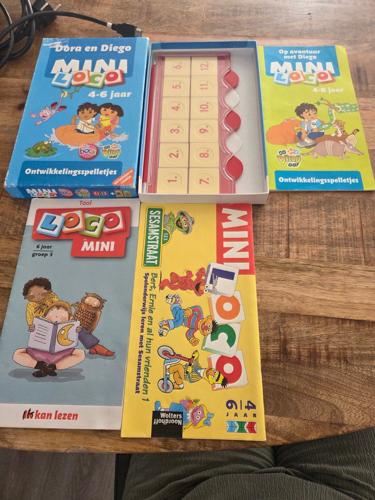 Mini Loco Spelletjes:Diego, Sesamstraat & Taal, Kinderen en Baby's, Ophalen of Verzenden, Gebruikt, Taal en Lezen