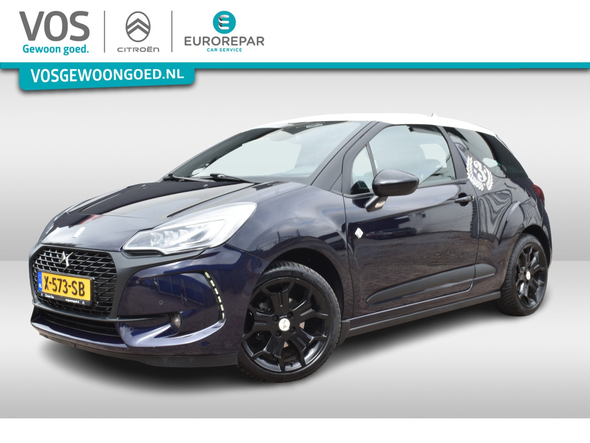 DS DS 3 PureTech 110 Café Racer Leder | Navigatie | Airco |, Auto's, Voorwielaandrijving, Dealer onderhouden, Euro 6, Blauw