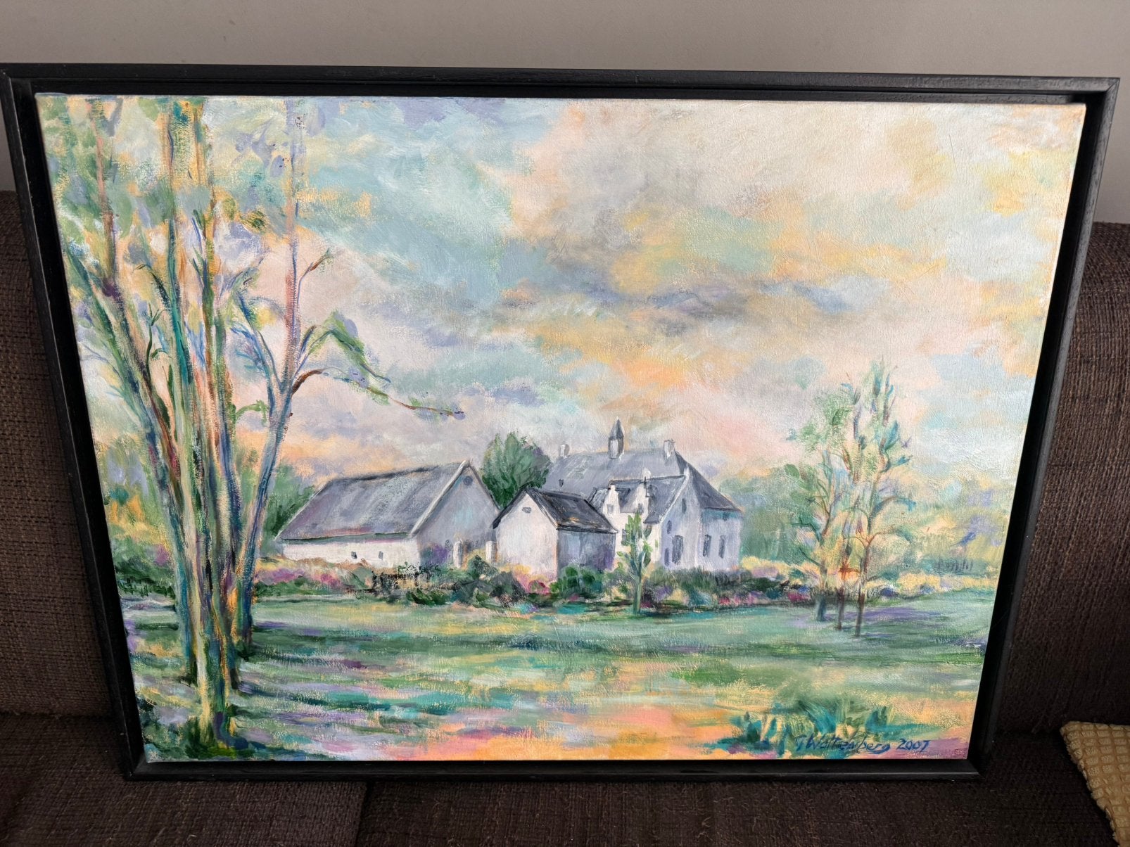 Schilderij Slot Doddendael Ewijk, Ophalen