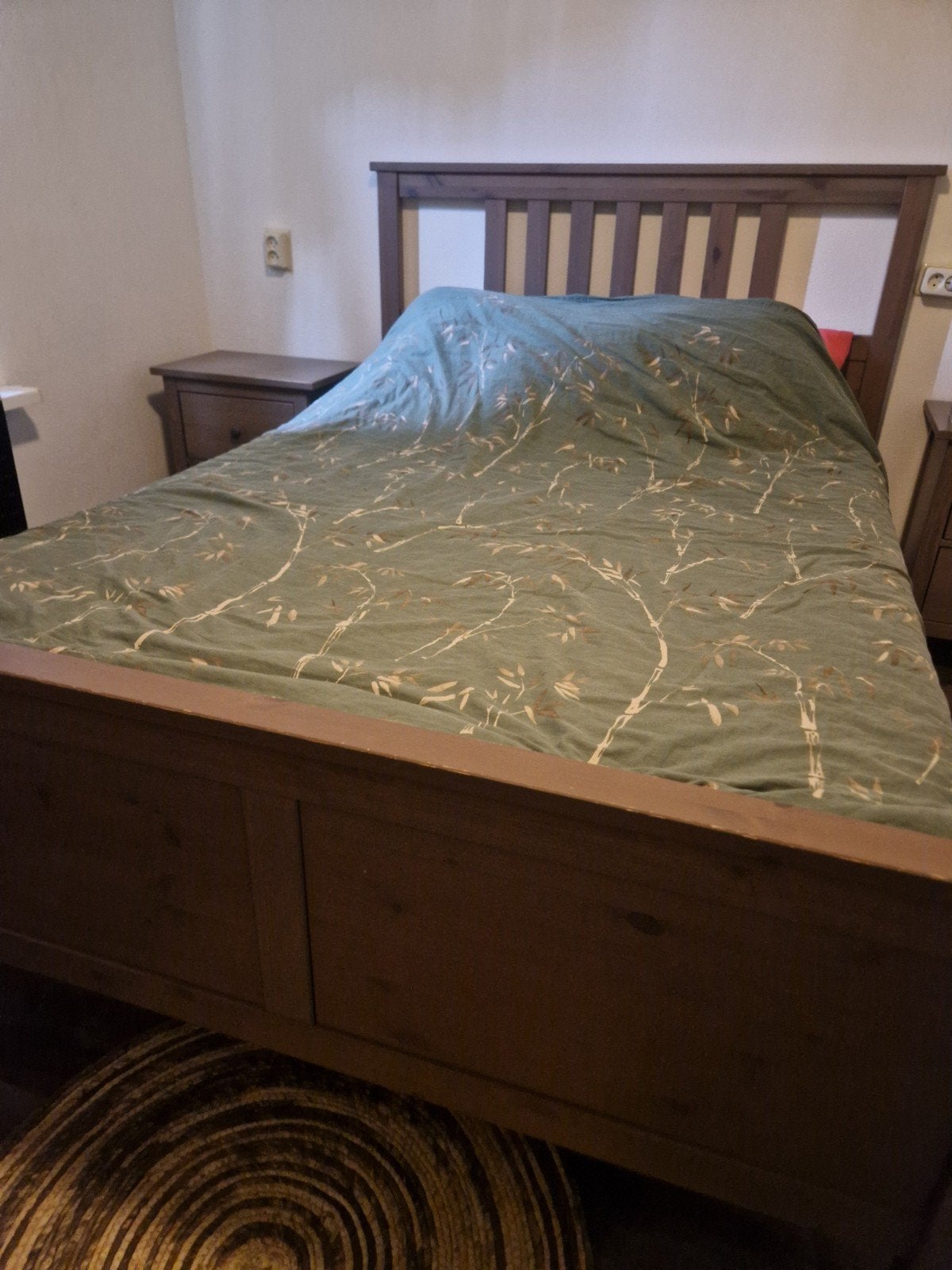 Complete IKEA HEMNES Slaapkamerset, Ophalen, Gebruikt, Grenenhout