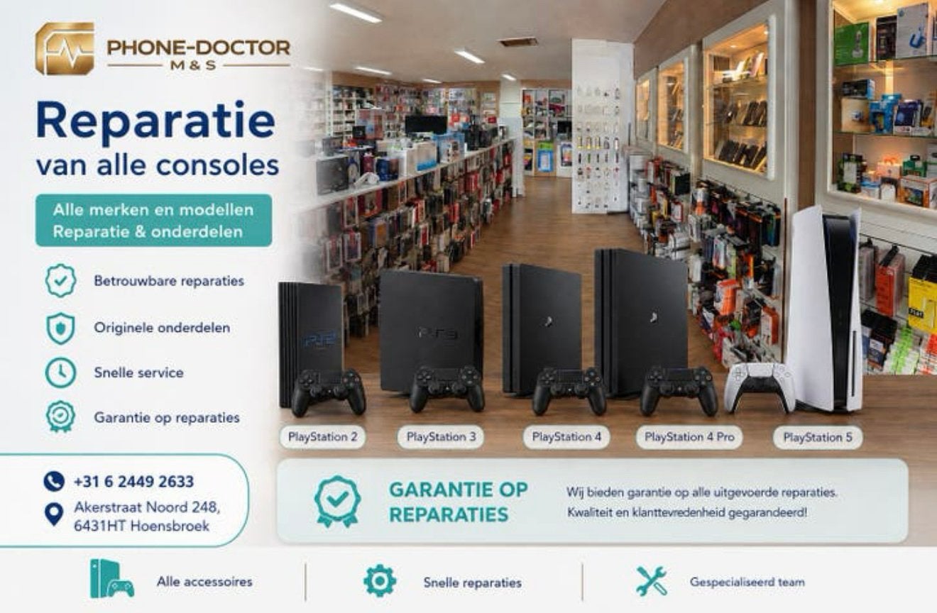REPARTEE VAN PlayStation, Ophalen of Verzenden, Phone Doctor M&S, Phonedoctorms@gmail.com, 6431ht