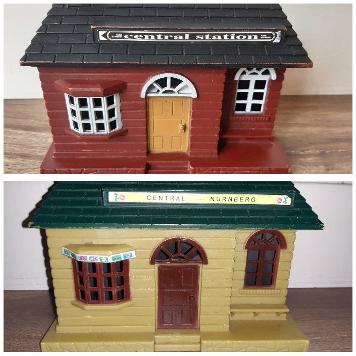 Vintage Goldlok Toys Western Express, Nurnberg Trein Station, Ophalen of Verzenden