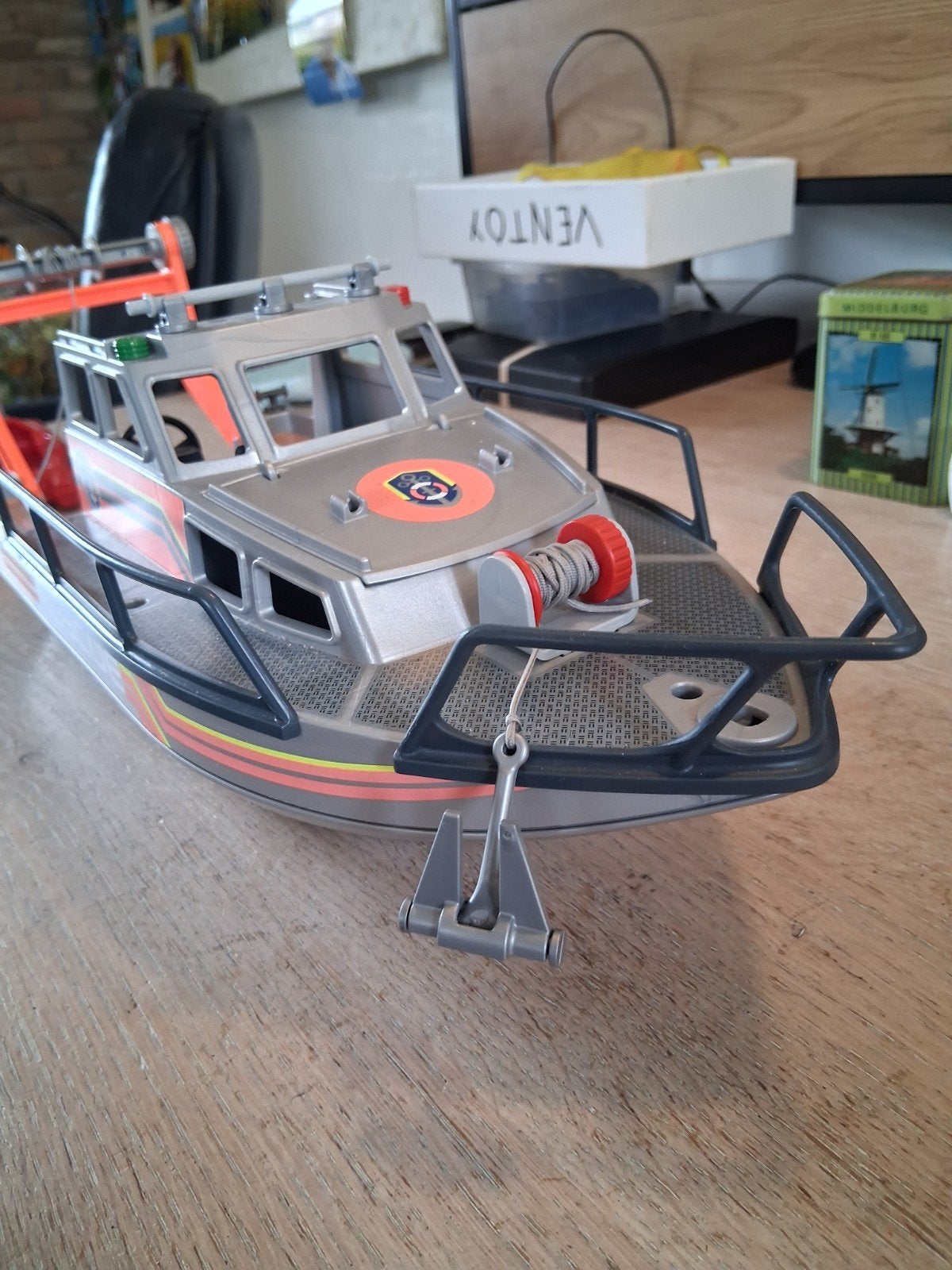 Playmobil rescue boot., Gebruikt, Losse onderdelen, Ophalen of Verzenden, City action