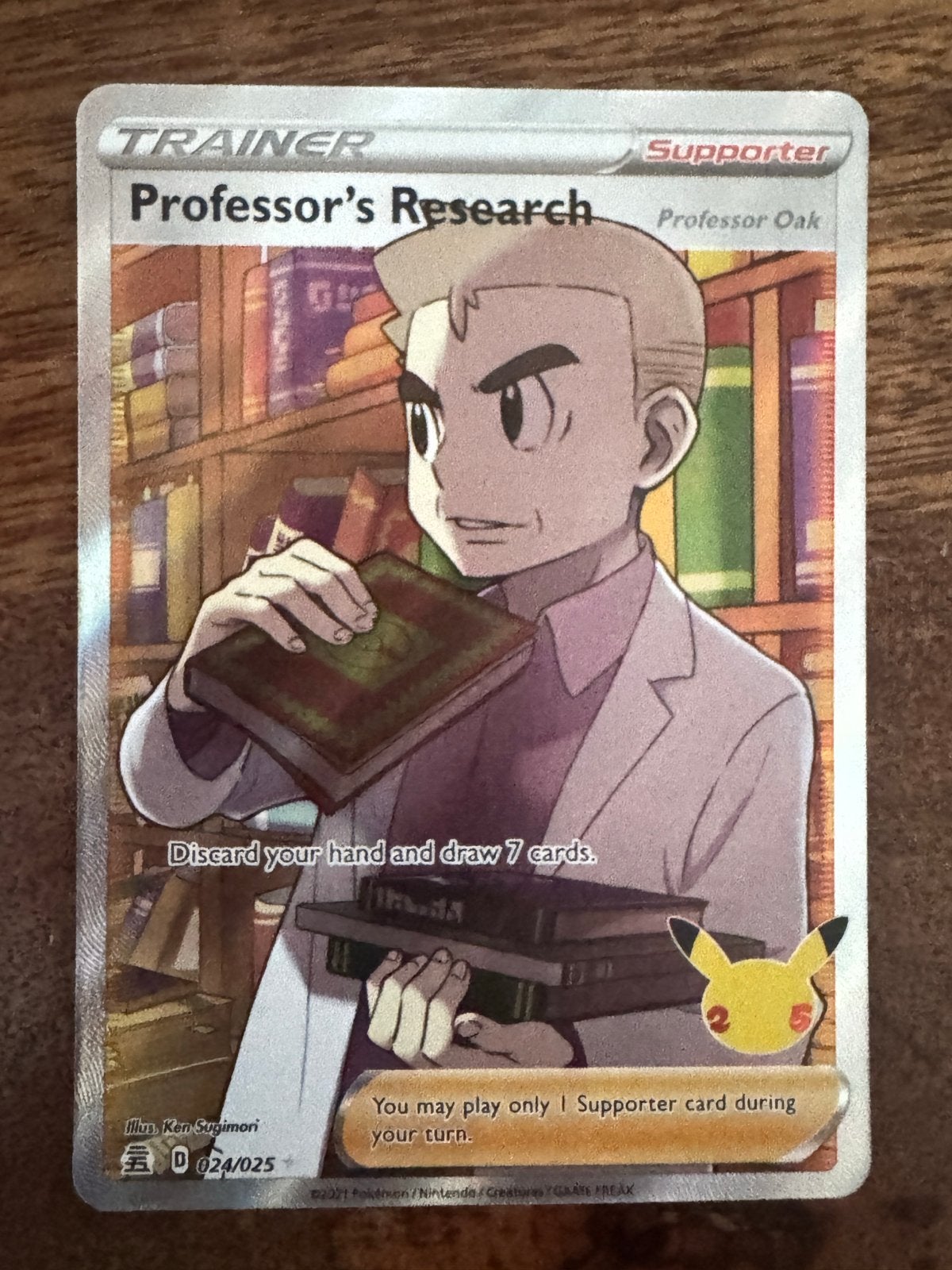 Professor's Research (Professor Oak) Pokémon Kaart, Ophalen of Verzenden, Zo goed als nieuw, Losse kaart