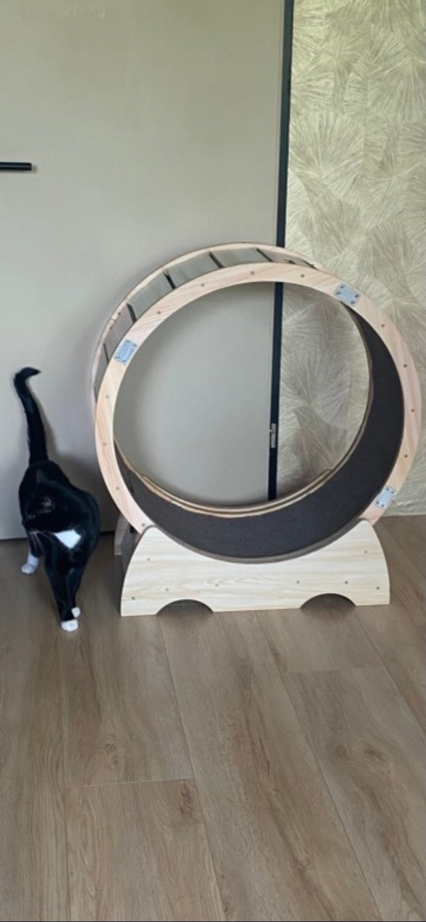Kattenrenwiel loopwiel kat, Dieren en Toebehoren, Ophalen, Gebruikt
