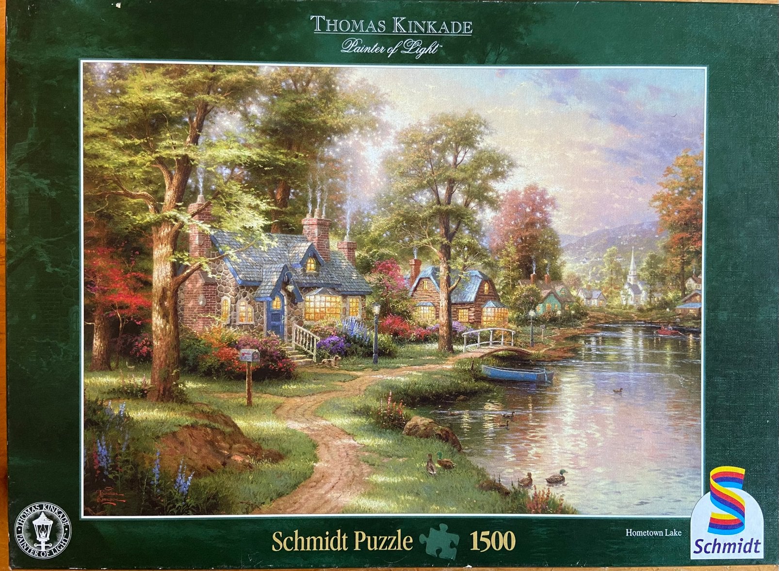 Legpuzzel Thomas Kinkade, 1500 stukjes, Ophalen of Verzenden, 500 t/m 1500 stukjes, Zo goed als nieuw