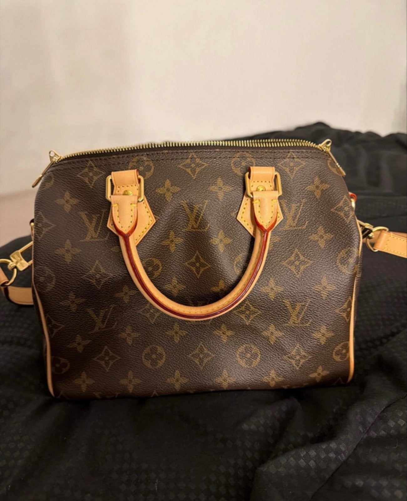 Louis Vuitton Speedy 25 Monogram Handtas, Ophalen of Verzenden, Gebruikt, Bruin, Handtas