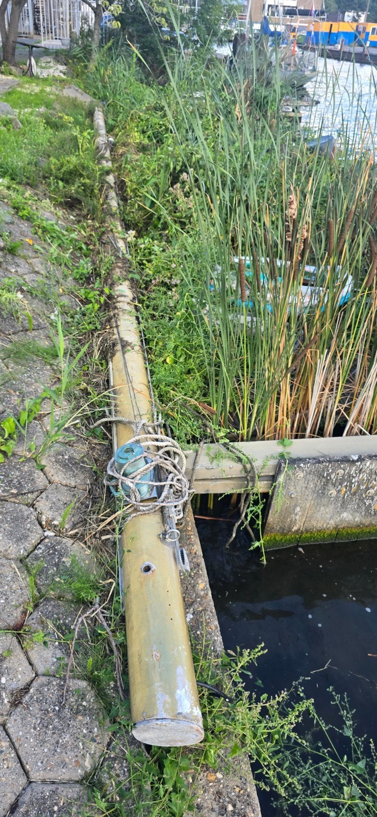 aluminium mast kompleet, Ophalen of Verzenden, Gebruikt, Zeilboot